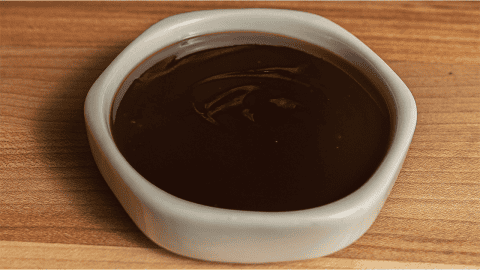 Benihana teriyaki sauce in a small bowl